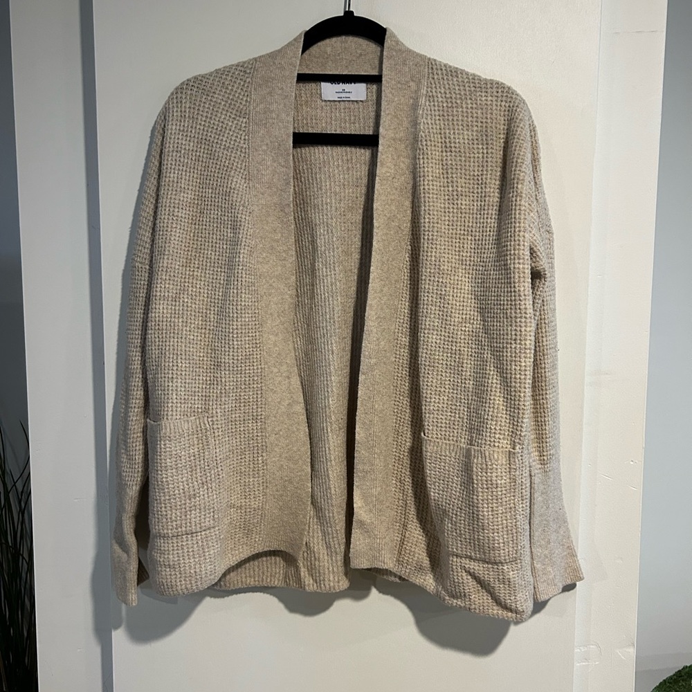 Old Navy XS Women's Beige Cardigan Sweater